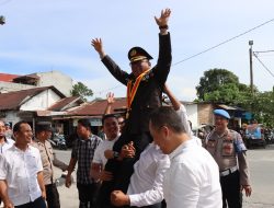 Kapolresta Deli Serdang Pimpin Upacara Pelepasan Purna Bakti Personel Polresta Deli Serdang