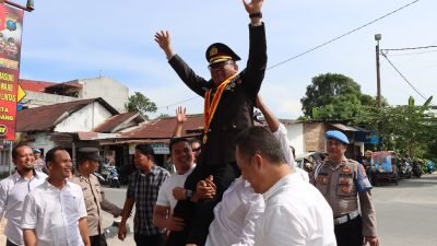 Kapolresta Deli Serdang Pimpin Upacara Pelepasan Purna Bakti Personel Polresta Deli Serdang