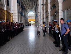 Polresta Deli Serdang Laksanakan Apel Kesiapan Pengamanan Kunjungan Presiden RI