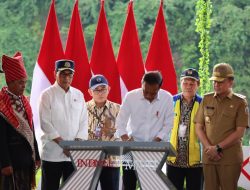 Polresta Deli Serdang Laksanakan Pengamanan Kunjungan Presiden RI dalam Rangka Peresmian Bendungan Lau Simeme