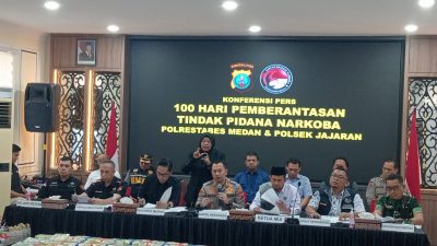 Polrestabes Medan Berhasil Mengungkap 526 Kasus dengan 718 Tersangka