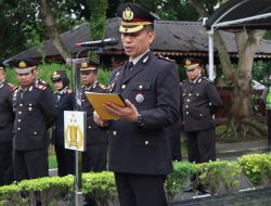 Memperingati Hari Kebangkitan Nasional Ke-118, Polres Binjai Laksanakan Upacara Bendera