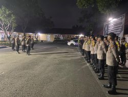 Polres Binjai Gelar Patroli Skala Besar Antisipasi 3C dan Kejahatan Jalanan Pasca Pemadaman Listrik di Sumatera