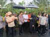 Gubernur Sumut Bersama Kapolres Binjai dan Plt. Bupati Langkat Tinjau Jalan Longsor di Desa Telagah