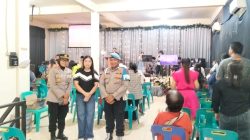 Hadir Menjaga Keamanan Serta Menyapa dengan Kasih, Kapolsek Binjai Dampingi jemaat Ibadah dan Kegiatan Sosial di Gereja