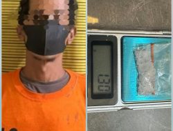 Pengedar Sabu 1,30 Gram Ditangkap Satresnarkoba Polres Binjai